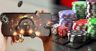 Mobile phone showing Infinite Blackjack betting interface and live dealer video